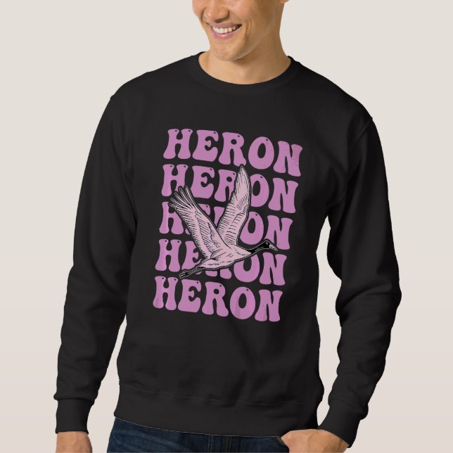 Moletom Heron Para Um Egret (Frente)