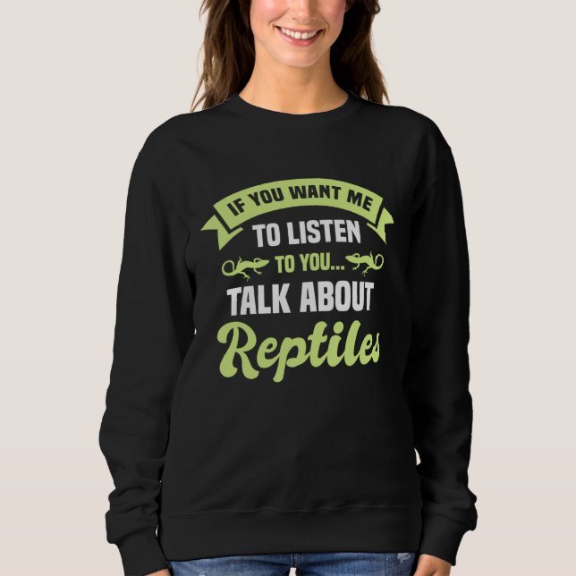 Moletom Herpetologist Reptiles Lizard Herpetology Reptilia (Frente)