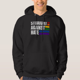 Moletom Hetero Contra Ódio Rainbow Lgbt Flag Lésbica Ga