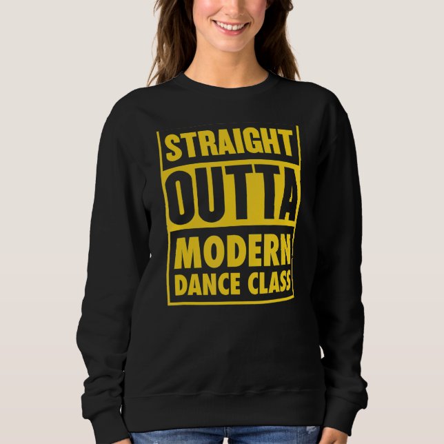 Moletom Hetero Extraído à Classe Moderna de Dança Professo (Frente)