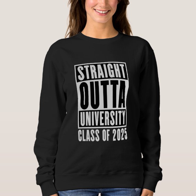 Moletom Hetero fora da classe universitária de 2025 (Frente)
