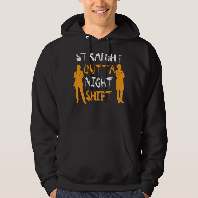 Moletom Hetero Fora Da Noite Enfermeiro, Shift Nu (Frente)