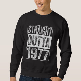 Moletom Hetero Fora De 1977, Presentes De 47 Anos Vintage