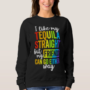 Moletom Hetero Lgbt Ally Tequila Amigos De Qualquer Forma