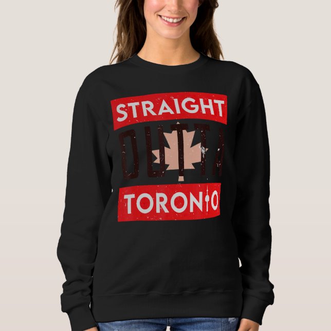 Moletom Hetero Outta Toronto Ontário Canadá (Frente)