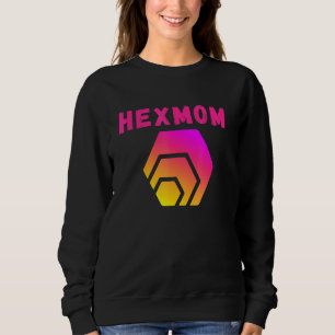 Moletom Hex Mãe Esta Rapariga Adora Hex Hodl Hex Cryptocur