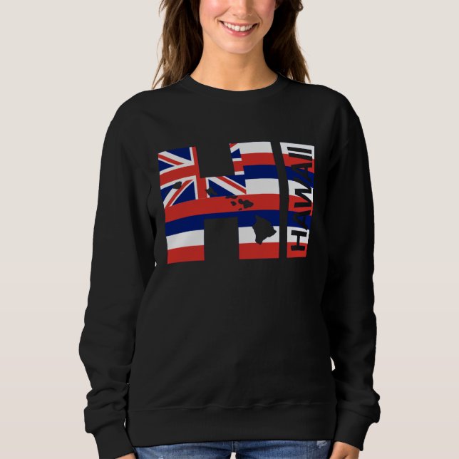 Moletom HI Hawaii Islands Hawaiian Flag Beach (Frente)