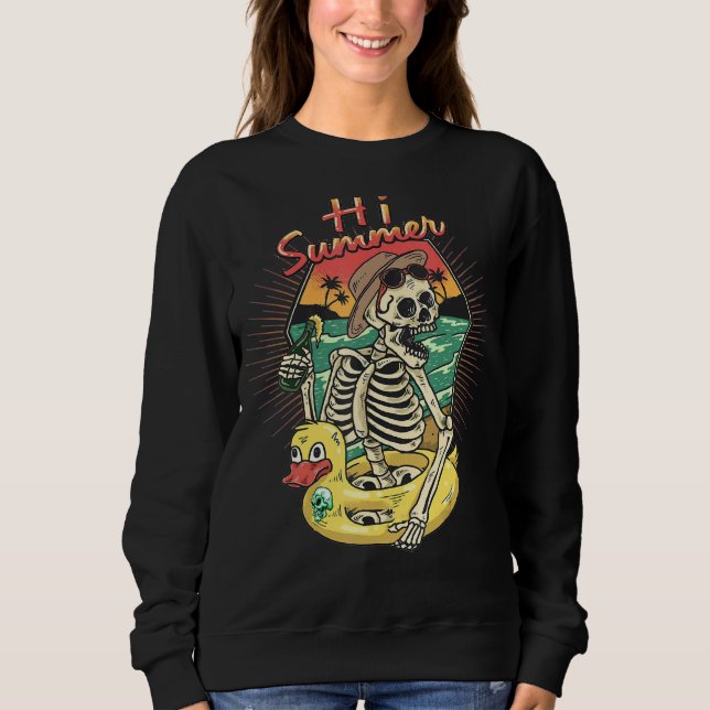 Moletom Hi Summer Skull (Frente)