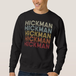 Moletom Hickman Kentucky Hickman KY Retro Vintage Text