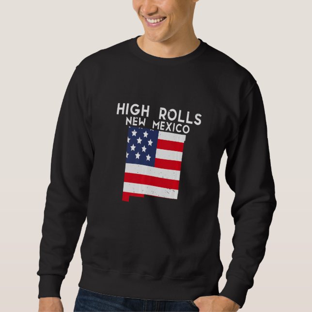 Moletom HIGH ROLLS USA State America Travel New Mexican Ne (Frente)