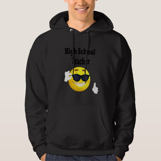 Moletom High School Teacher Men  Women Teens  Kids  Boys   (Frente)