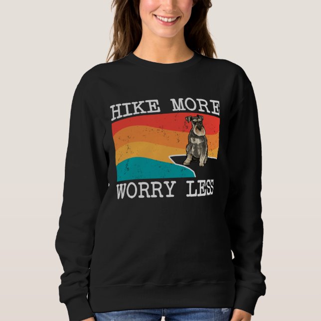 Moletom Hike More Worry Less Miniature Schnauzer Graphic H (Frente)