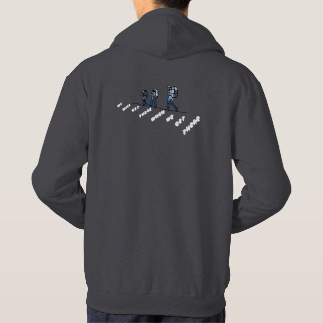 Moletom Hiker, caminhando (Verso)