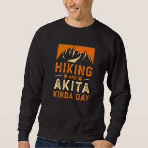 Moletom Hiking E Akita Kinda Day Akita Inu Hiker