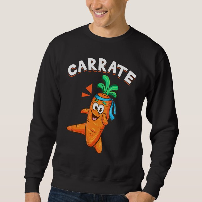 Moletom Hilariy Veggie Vegetable Pun Carrate Carr (Frente)