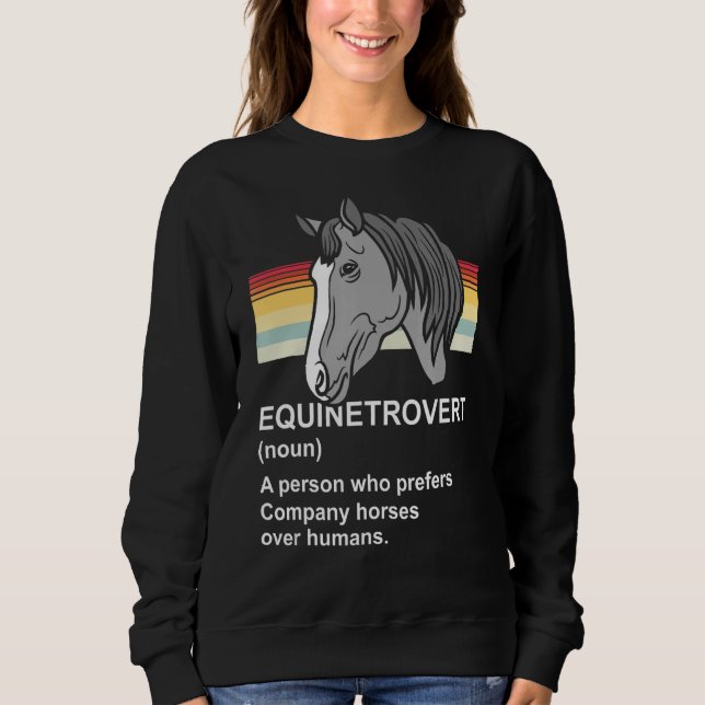 Moletom Hillarie Farming Loners Foal Lover Definition Hor (Frente)