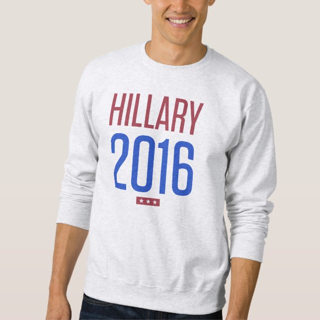 Moletom Hillary Clinton para o presidente 2016 (Frente)