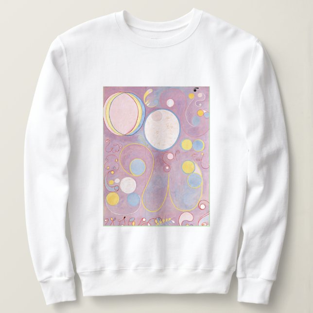 Moletom Hilma af Klint - Os Dez Maiores Não 8 (Frente do Design)