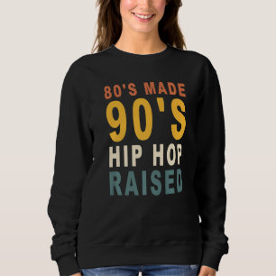 Moletom Hip Hop criado de 90's com o anos 80 1