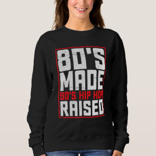 Moletom Hip Hop criado em 90 com anos 80 criava a imagem r
