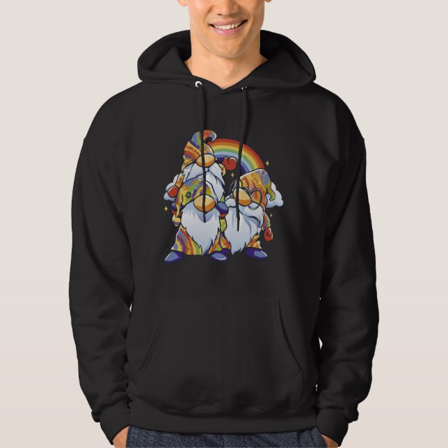 Moletom Hippie Cartoon Gnome Rainbow Nature (Frente)