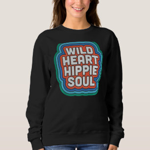 Moletom Hippie Flower Peace Love Happy Soul