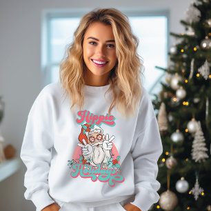 Moletom Hippie Holidays Retro Peace Sign Papai Noel