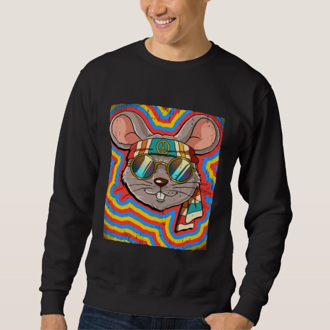 Moletom Hippie Mouse Psychedelic Trippy (Frente)