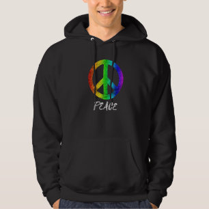Moletom Hippie - Sinal de Paz Colorida Símbolo de Paz Libe