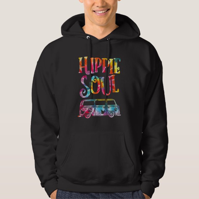 Moletom Hippie Tie Dye Van Hippie Soul (Frente)