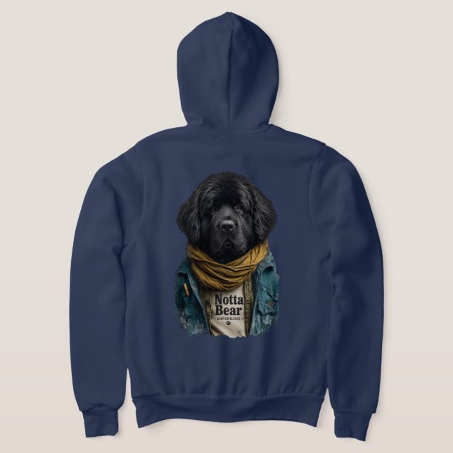 Moletom Hipster Urbano Newf – Estilo Notta Bear (Postura das costas)