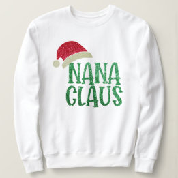 Moletom Hipster Vovó Nana Santa Clause Feliz Natal