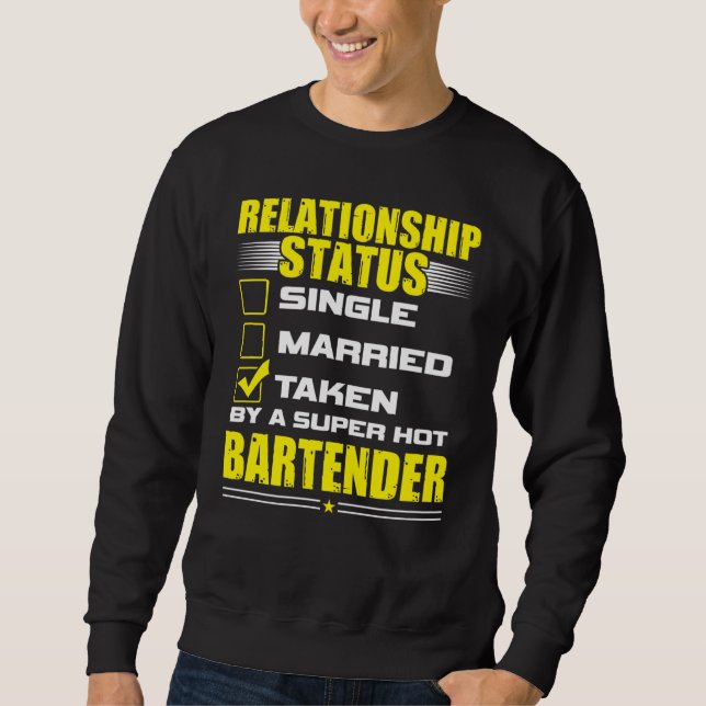 Moletom His and Her  Idea Bartender Relationship Status (Frente)