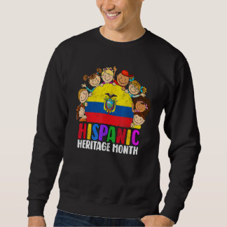 Moletom Hispanic Heritage Month Ecuador Boy Girls Kids Lat