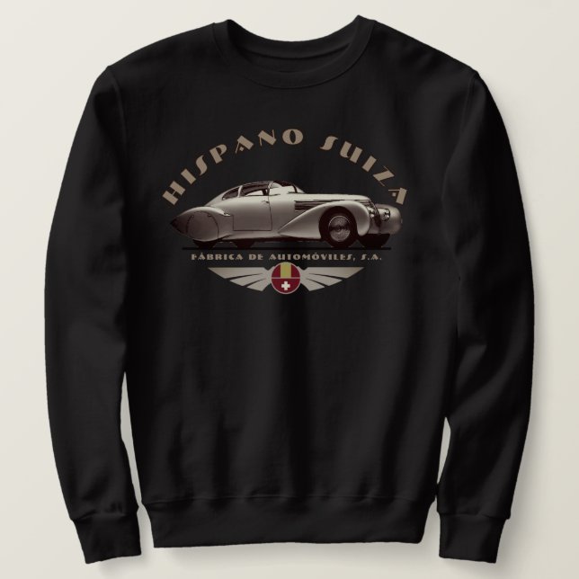 MOLETOM HISPANO SUIZA (Frente do Design)