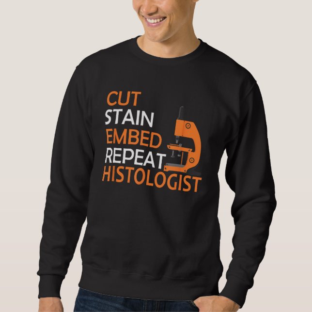 Moletom Histólogo Engraçado Cita Histotech Histotech (Frente)