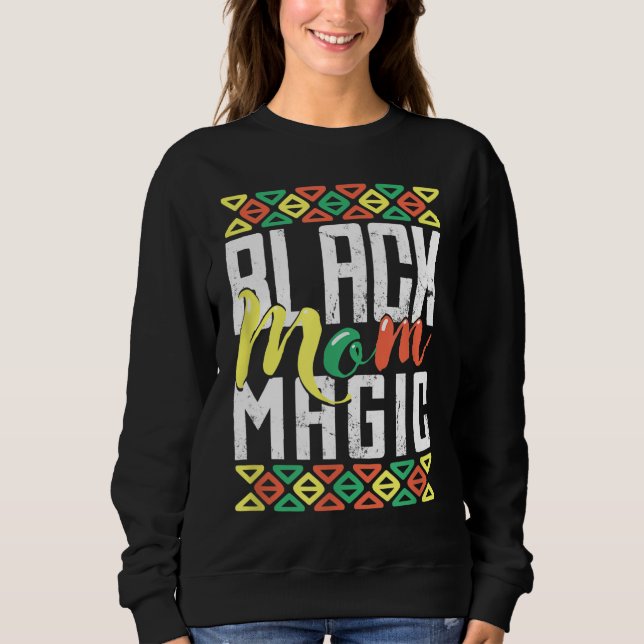 Moletom História Afro-Americana Mês Negro Mãe Magi (Frente)
