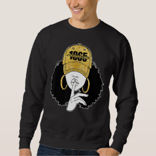 Moletom História da Rainha Negra Afro Natural Mês 1865