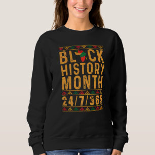 Moletom História Negra 365 Orgulho da História Negra Afric