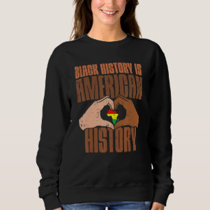 Moletom História Negra É História Americana Orgulho Africa