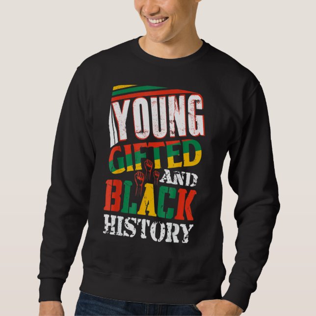 Moletom História Negra E Jovem 1 (Frente)