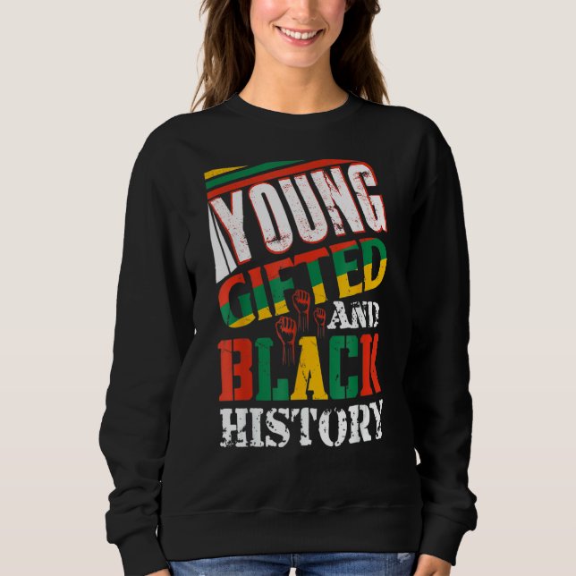 Moletom História Negra E Jovem 1 (Frente)