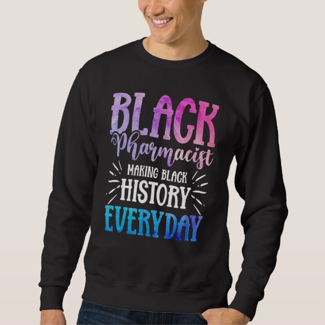 Moletom História Negra Farmacêuticos African Am (Frente)