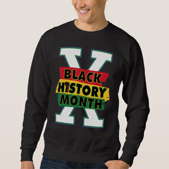 Moletom História Negra Mês 2022 História Afro-Americana (Frente)