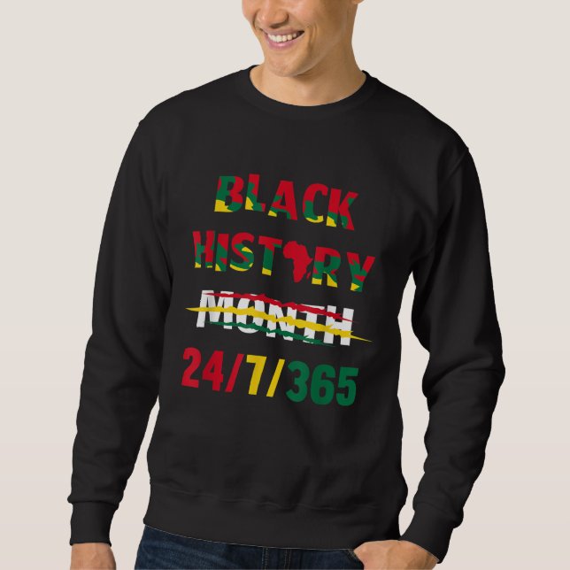 Moletom História Negra Mês 247365 (Frente)