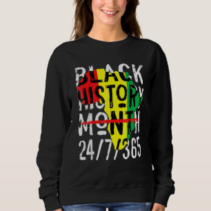 Moletom História Negra Mês 247365 África Mapa Melanina 202