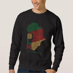 Moletom História Negra Mês 247365 África Mapa Melanina 202