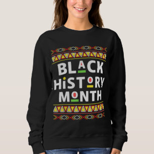 Moletom História Negra Mês 24 7 BHM Homens do Orgulho Afri