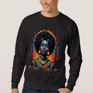 Moletom História Negra Mês Rainha Negra Afro-Americana J