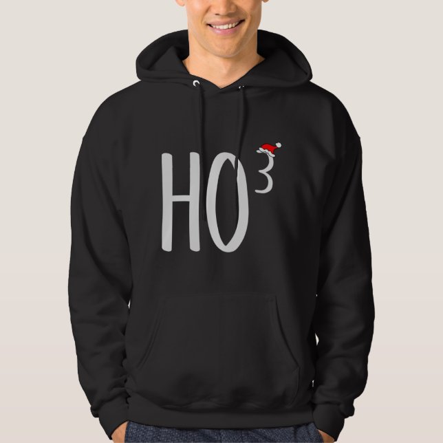 Moletom Ho Cubed, Ho Ho Ho Ho, Professor de Matemática, Na (Frente)